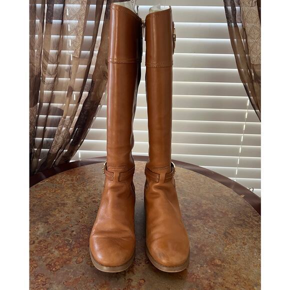 Michael Kors Stockard Leather Riding Boots - Picture 5 of 9